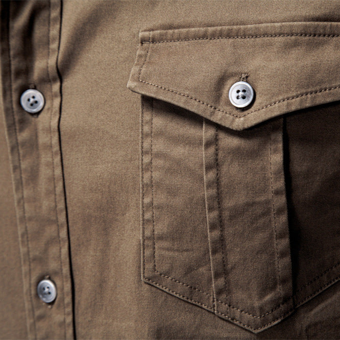 Chemise homme à poches poitrine