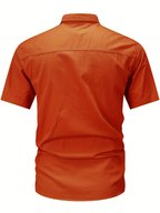 Chemise homme à poches rabat