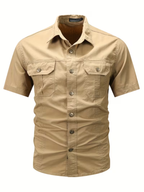 Chemise homme à poches rabat