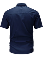 Chemise homme à poches rabat