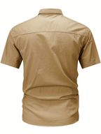 Chemise homme à poches rabat
