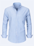 Chemise homme à rayures verticales