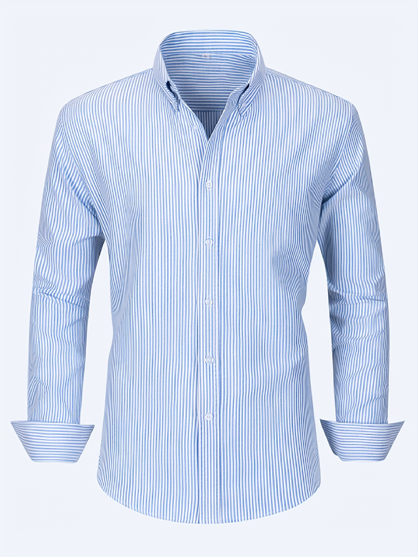 Chemise homme à rayures verticales