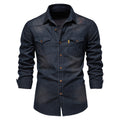 Chemise homme boutonnée à rabats