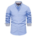 Chemise homme col boutonné
