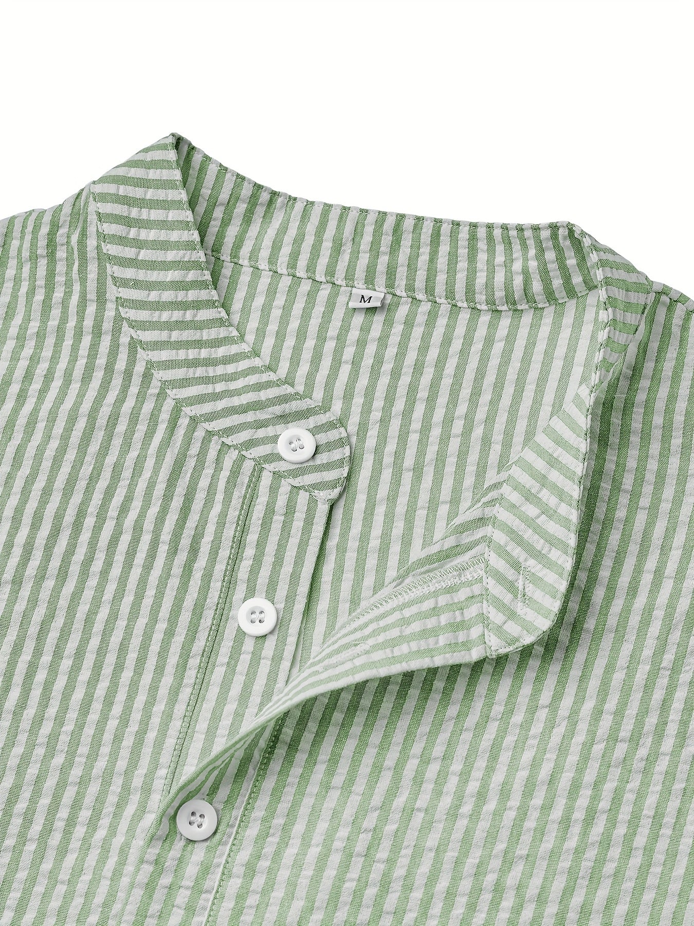 Chemise homme col droit rayée