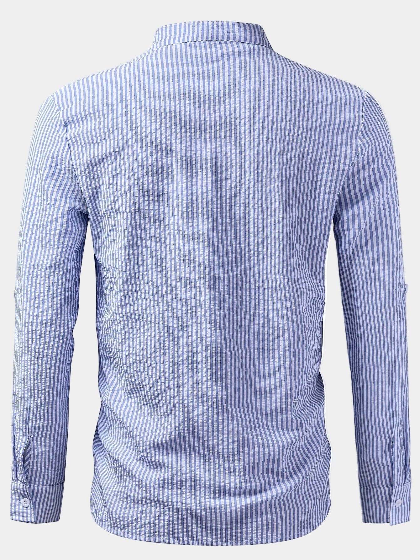 Chemise homme col droit rayée