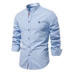 Chemise homme col mao classique