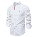 Chemise homme col mao classique