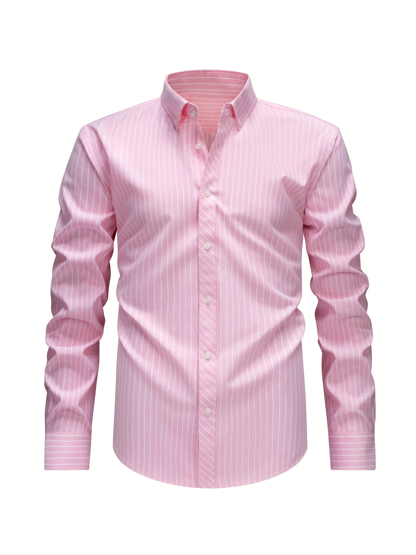 Chemise homme à fines rayures