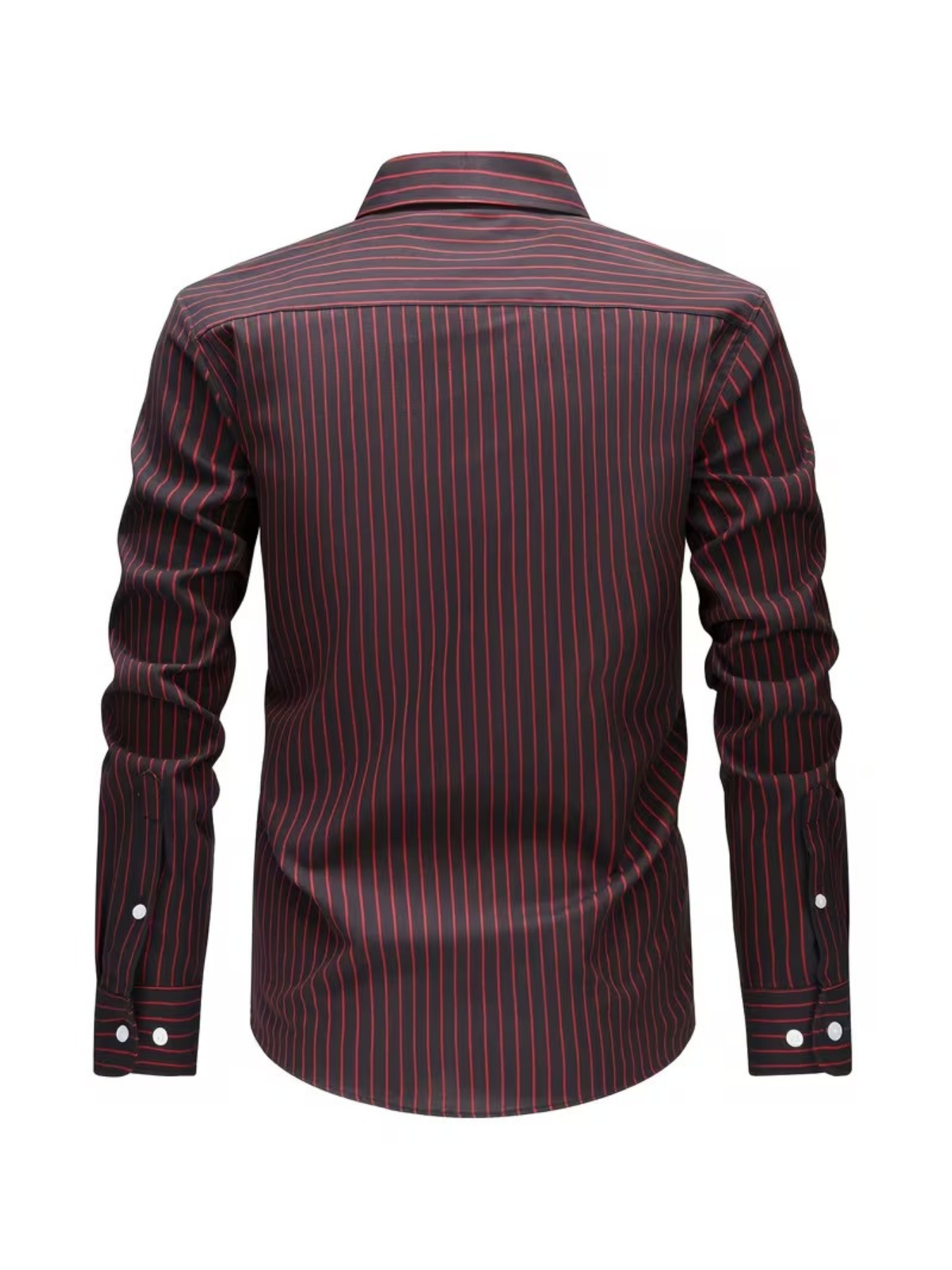 Chemise homme à fines rayures