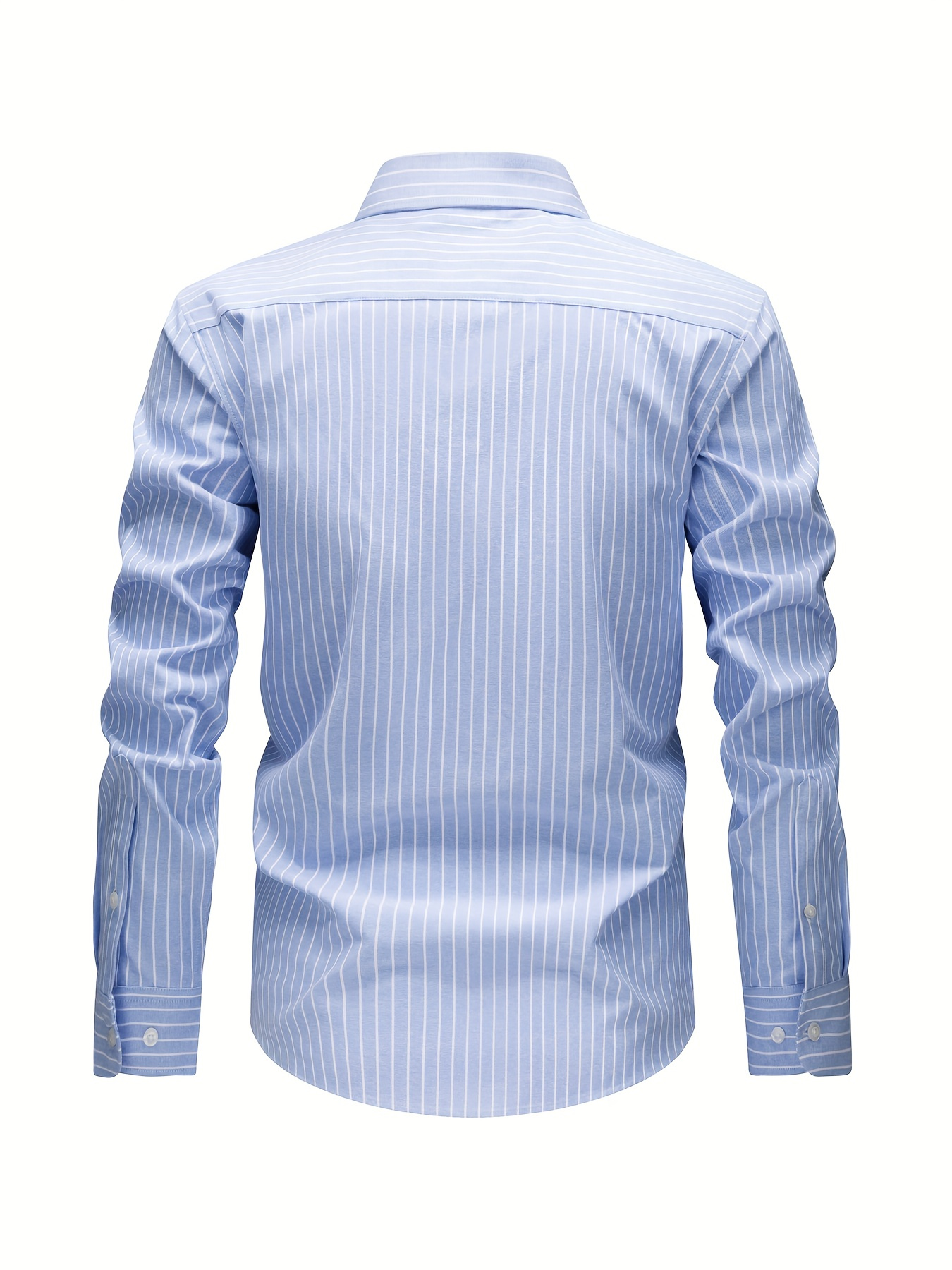 Chemise homme à fines rayures