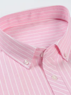 Chemise homme à fines rayures
