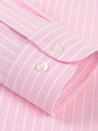 Chemise homme à fines rayures