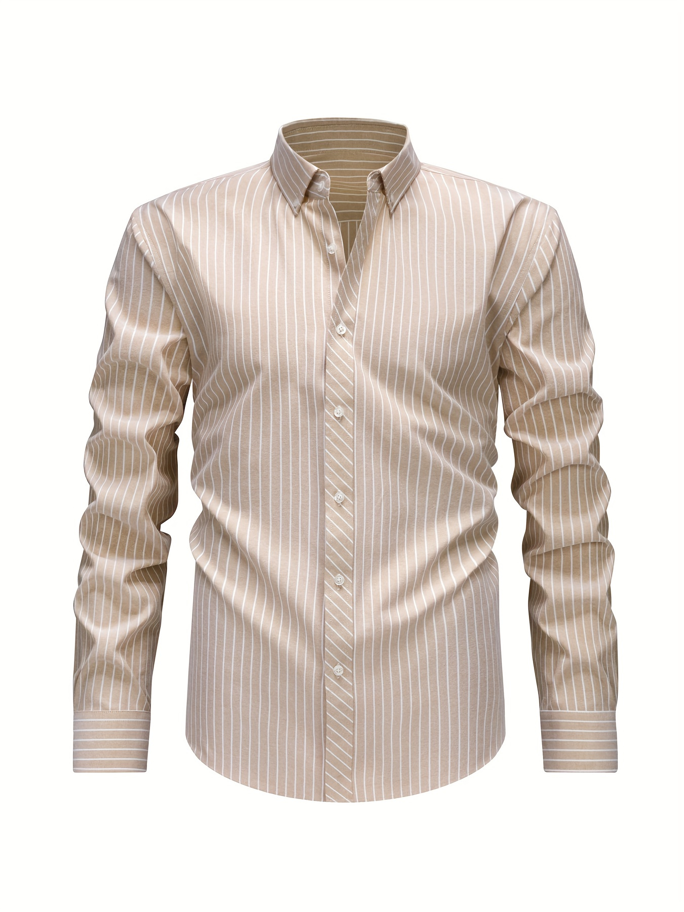 Chemise homme à fines rayures