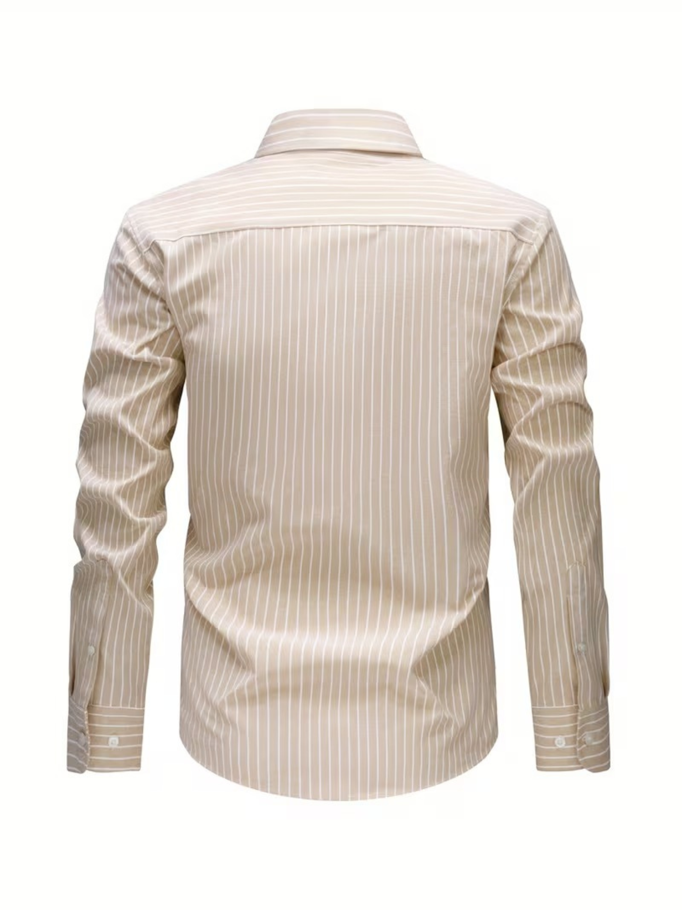 Chemise homme à fines rayures
