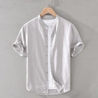 Chemise homme manches courtes boutonnée