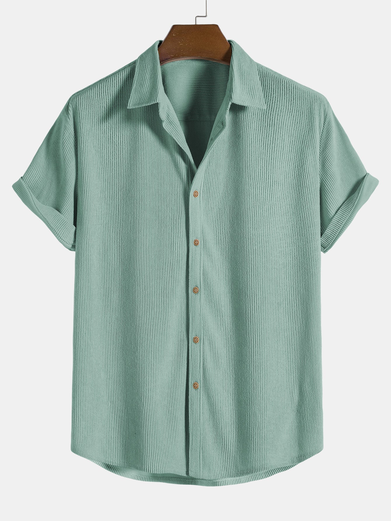 Chemise homme manches courtes texturée
