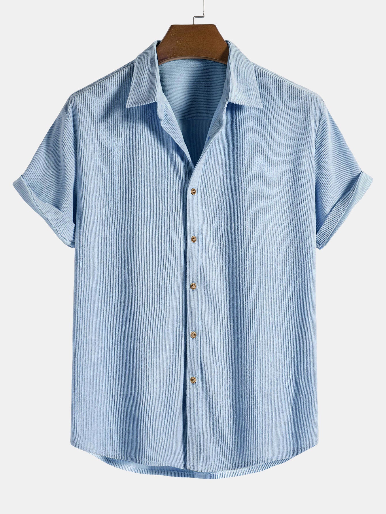 Chemise homme manches courtes texturée