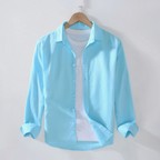 Chemise homme manches retroussables
