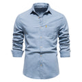 Chemise homme poche poitrine boutonnée