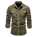 Chemise homme poches à rabat