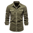 Chemise homme poches à rabat