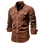 Chemise homme poches à rabat