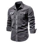 Chemise homme poches à rabat