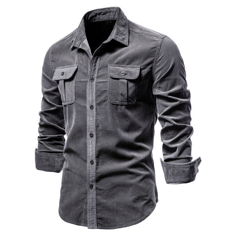 Chemise homme poches à rabat
