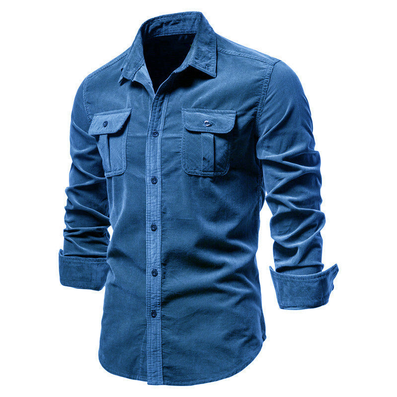 Chemise homme poches à rabat