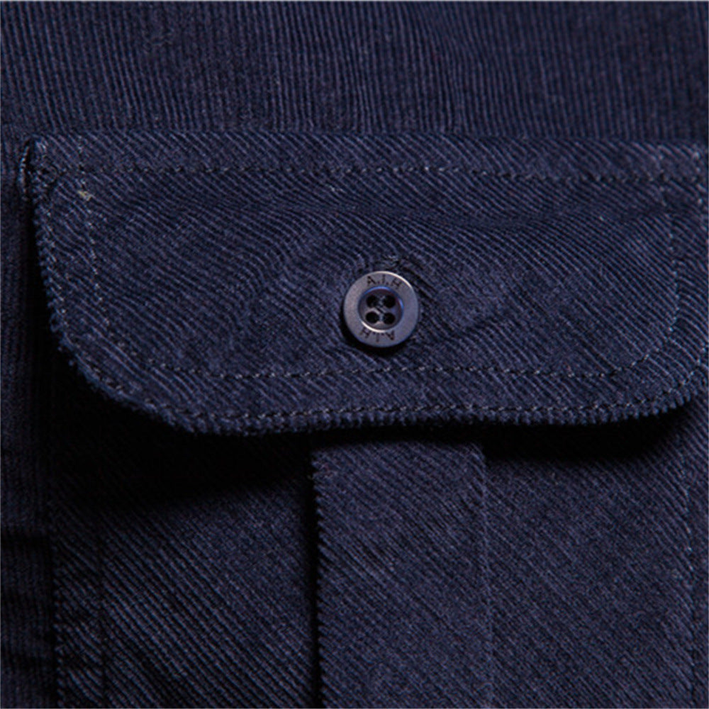 Chemise homme poches à rabat