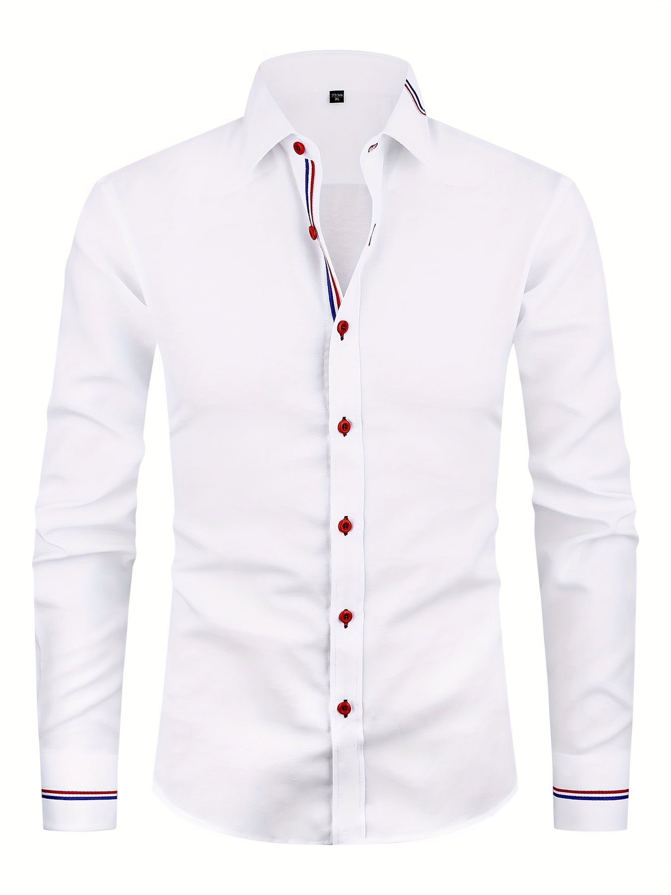 Chemise homme à poignets rayés