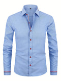 Chemise homme à poignets rayés