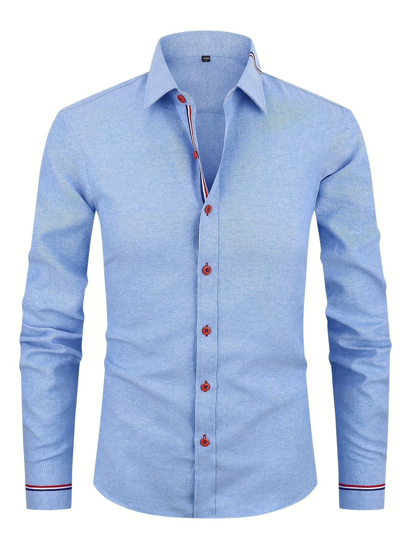 Chemise homme à poignets rayés