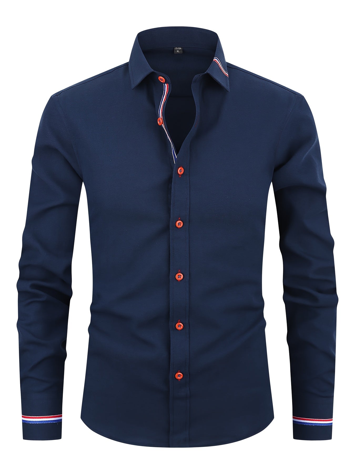 Chemise homme à poignets rayés