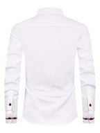 Chemise homme à poignets rayés