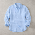 Chemise homme popover à manches retroussables
