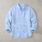 Chemise homme popover à manches retroussables