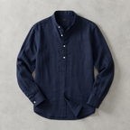 Chemise homme popover à manches retroussables