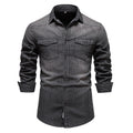 Chemise homme rayée à poches