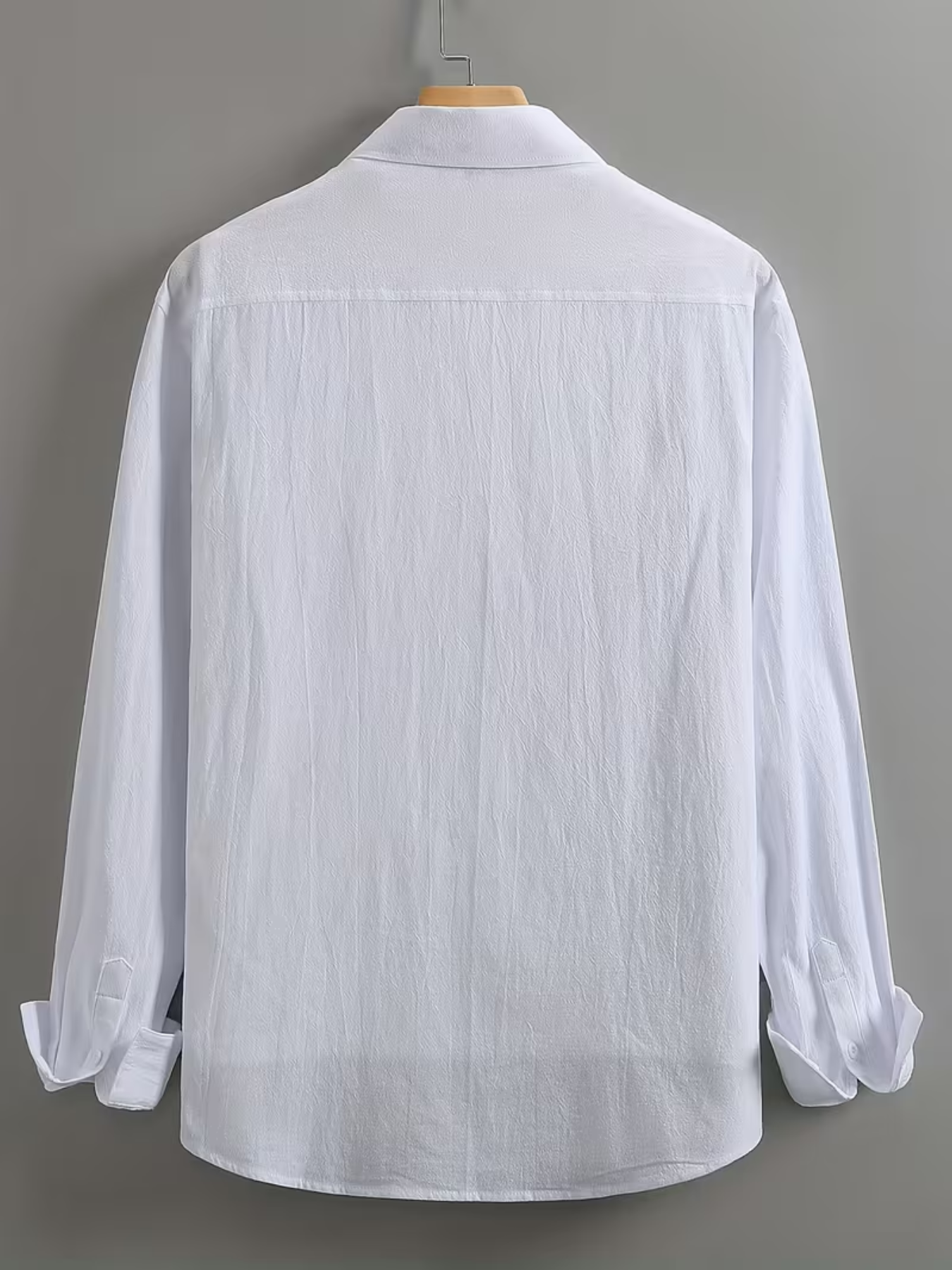 Chemise homme texturée boutonnée