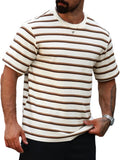 Chemise à Manches Courtes en Maille Gaufre pour Hommes