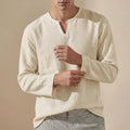 Chemise homme col fendu