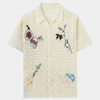 Chemise homme ajourée