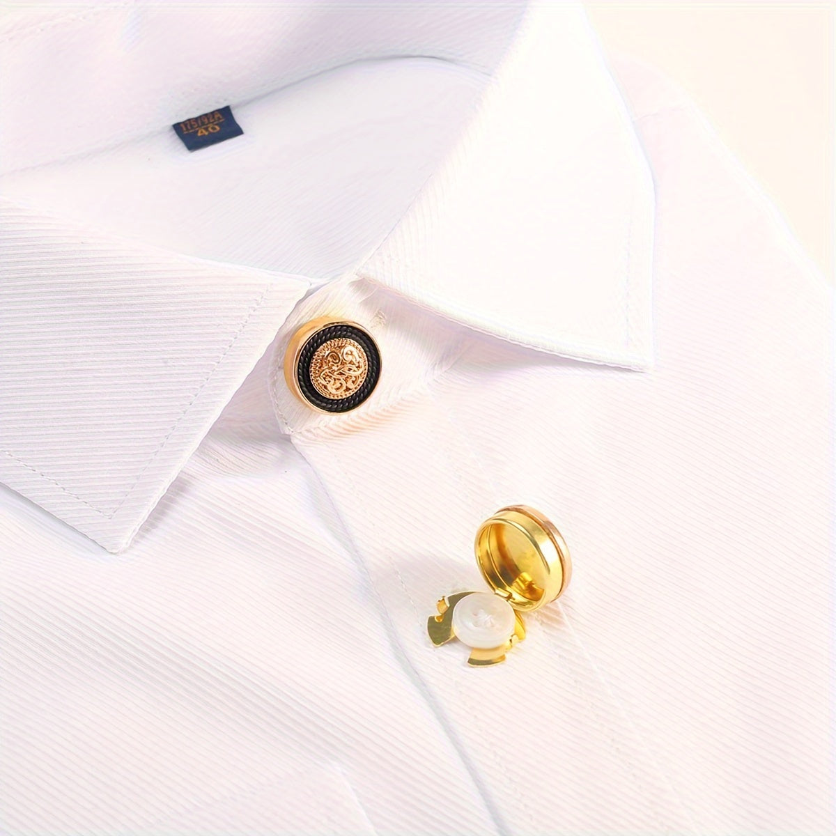 Couvre-boutons gravés pour hommes