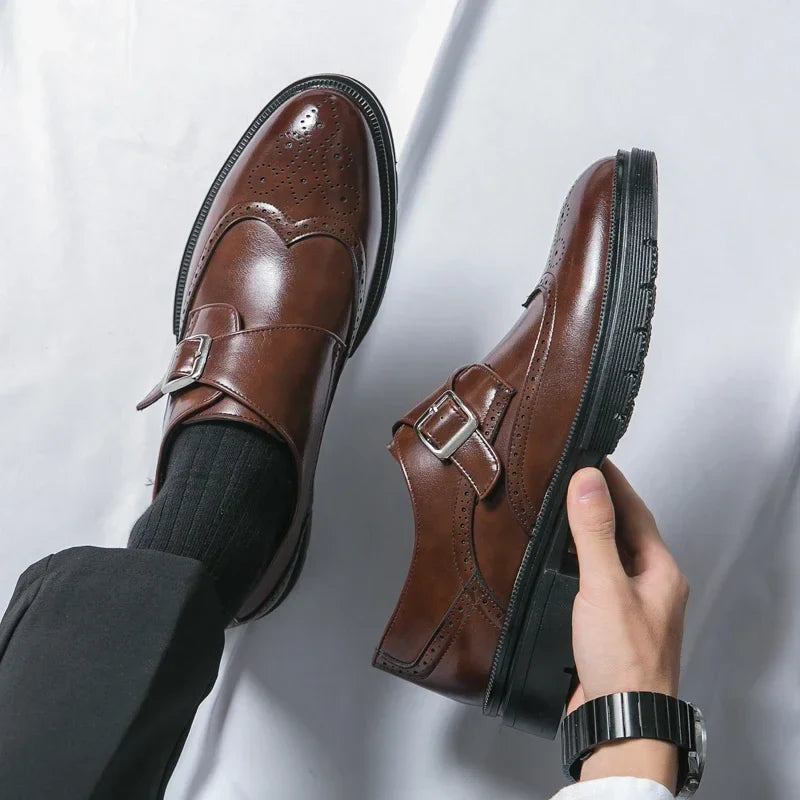Chaussures habillées homme à boucle