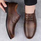 Derbies homme grainés