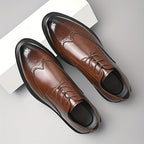 Derbies homme à perforations