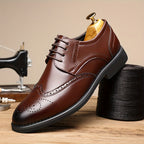 Derbies homme bout fleuri